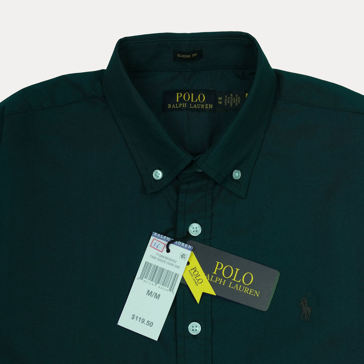 POLO RALPH LAUREN Classic Fit Button-Down Shirt in Deep Teal