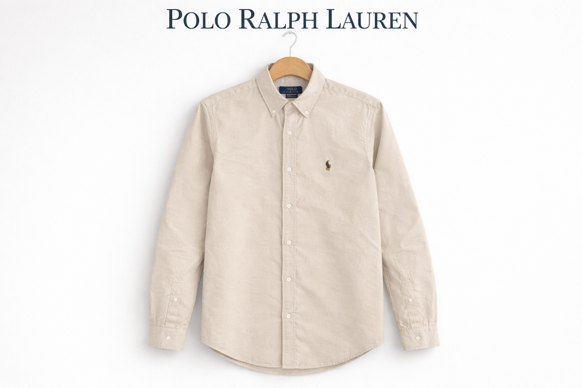 RL Classic Full Sleeve Shirt BEIGE
