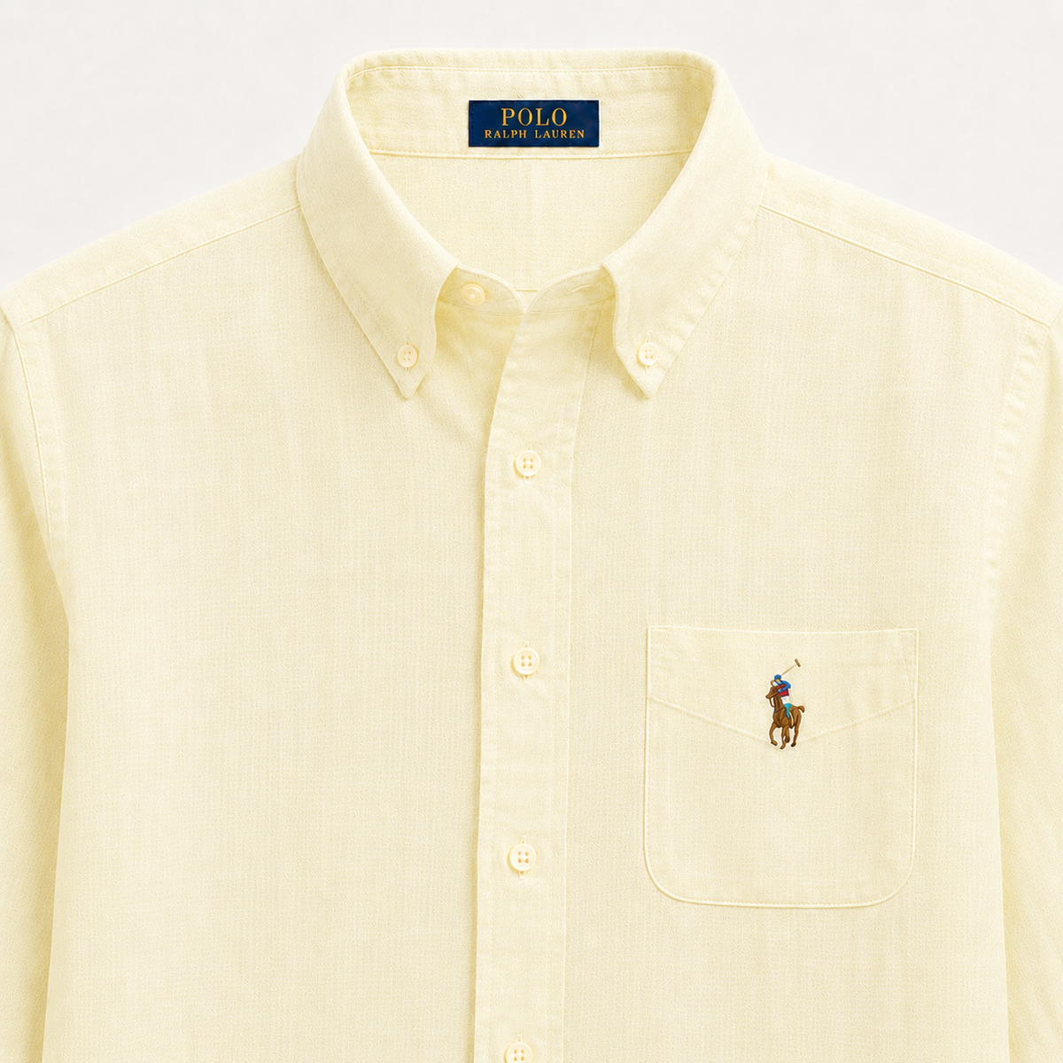 RL Luxury yellow Full Sleeve Shirt