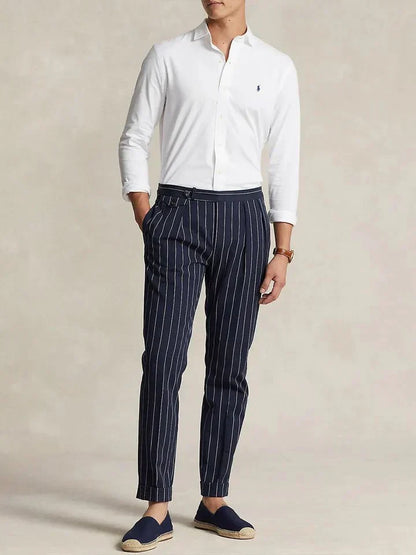 Polo Ralph Lauren Effortlessly Elegant White Cotton Button-Up Shirt