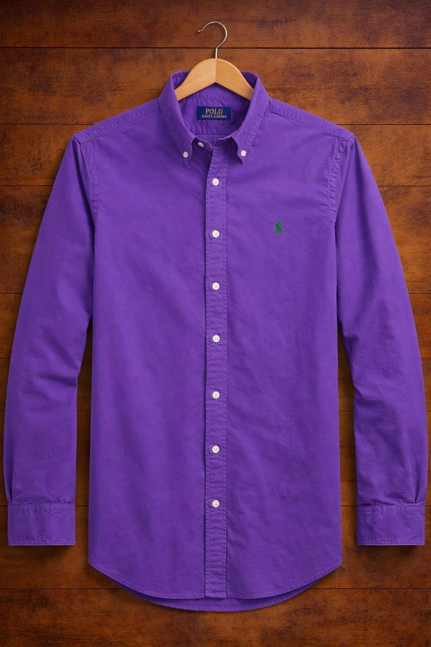 ABD Poplin Purple Shirt