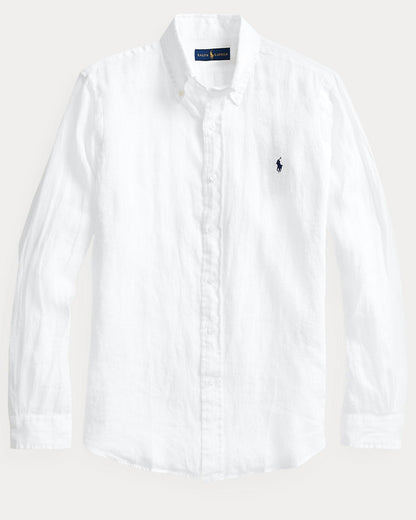 RL White Linen Shirt